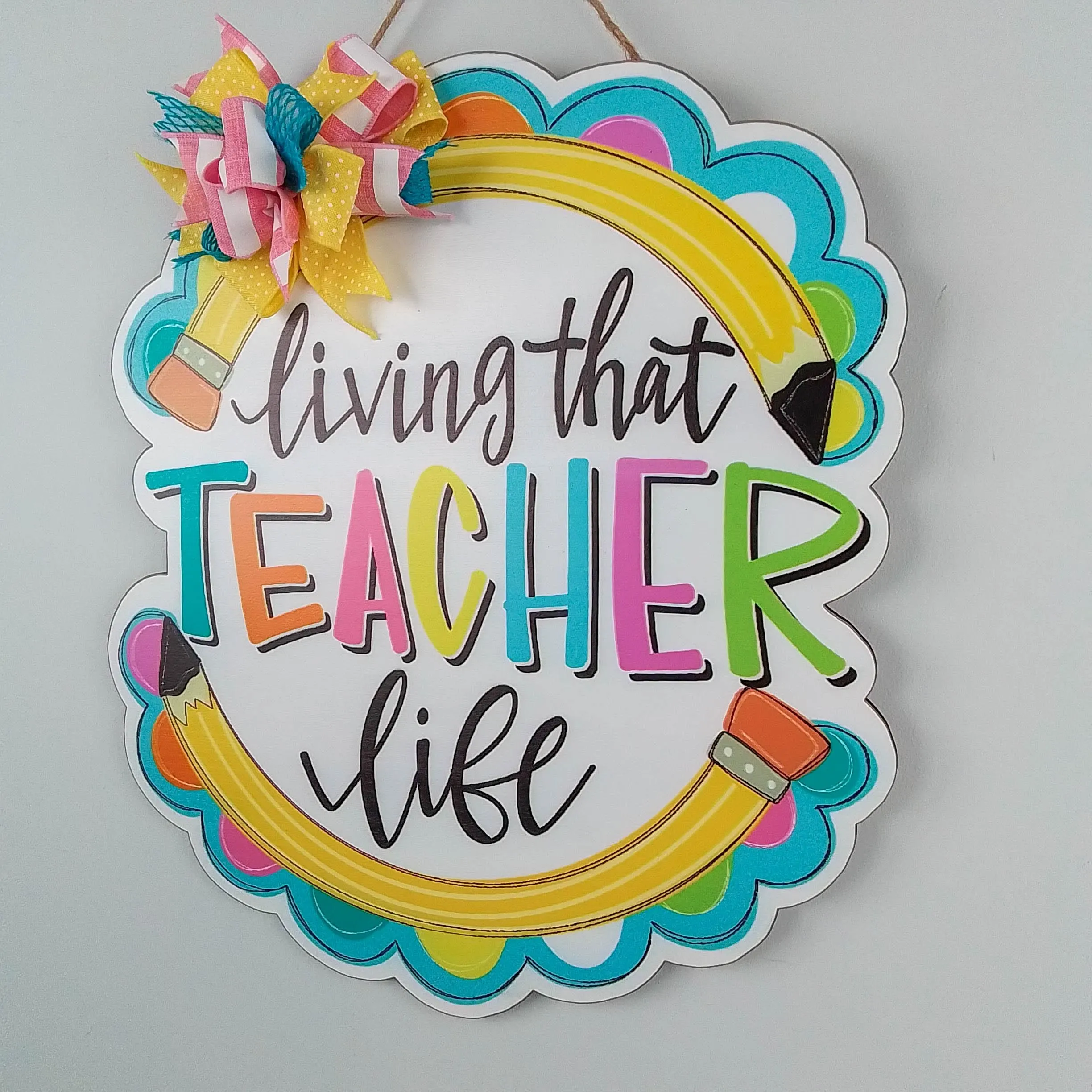 Teacher Door Hanger, Pencil Decorations