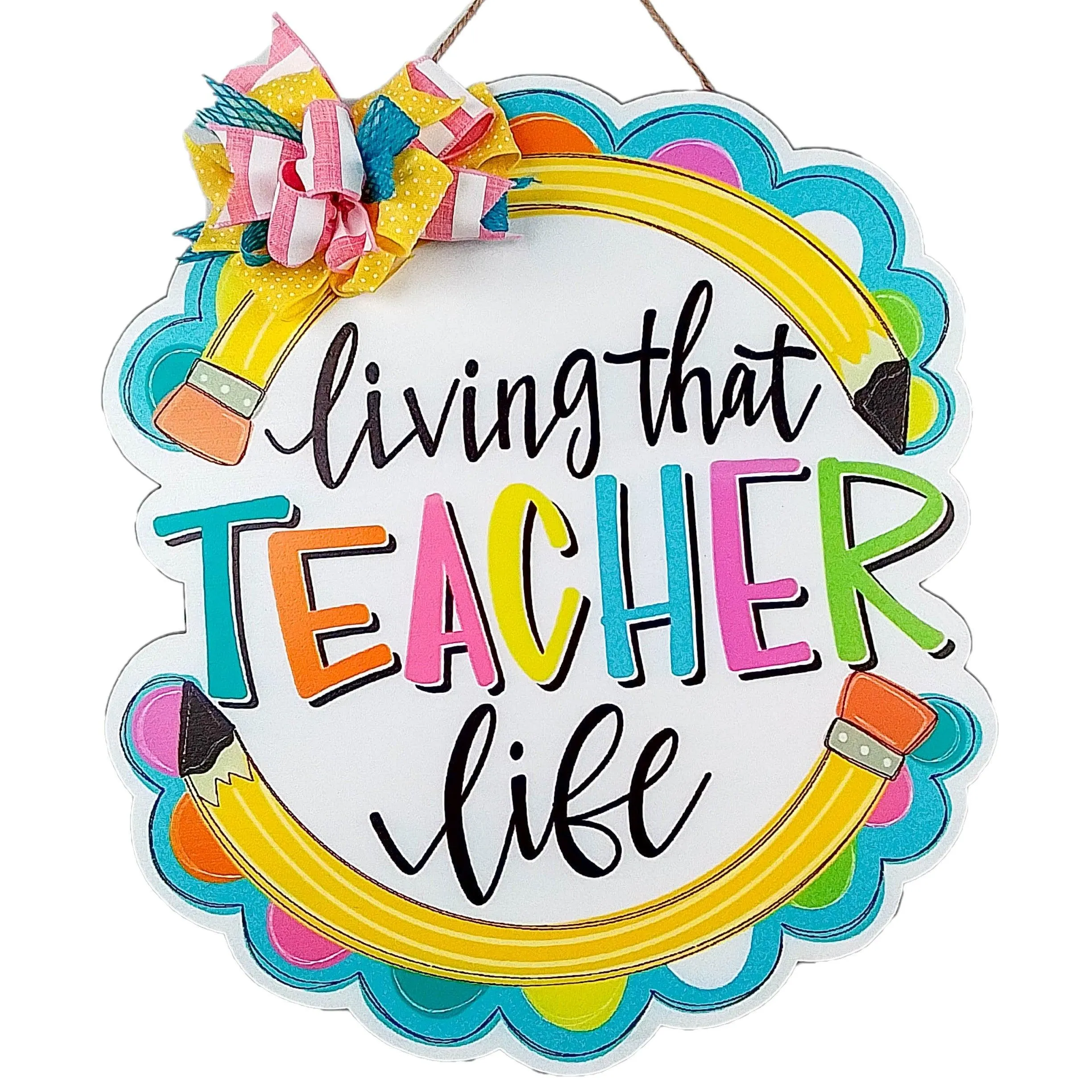 Teacher Door Hanger, Pencil Decorations