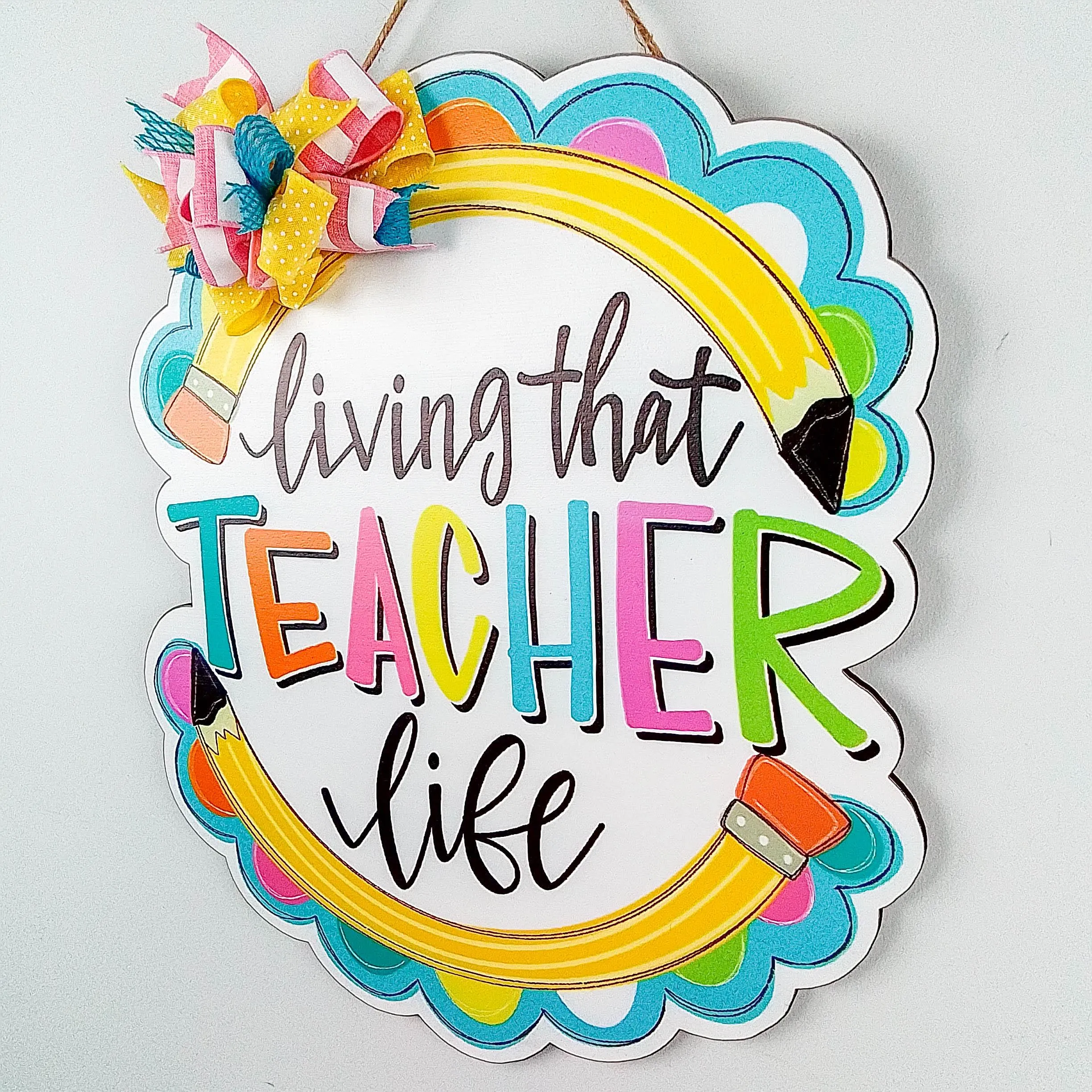 Teacher Door Hanger, Pencil Decorations