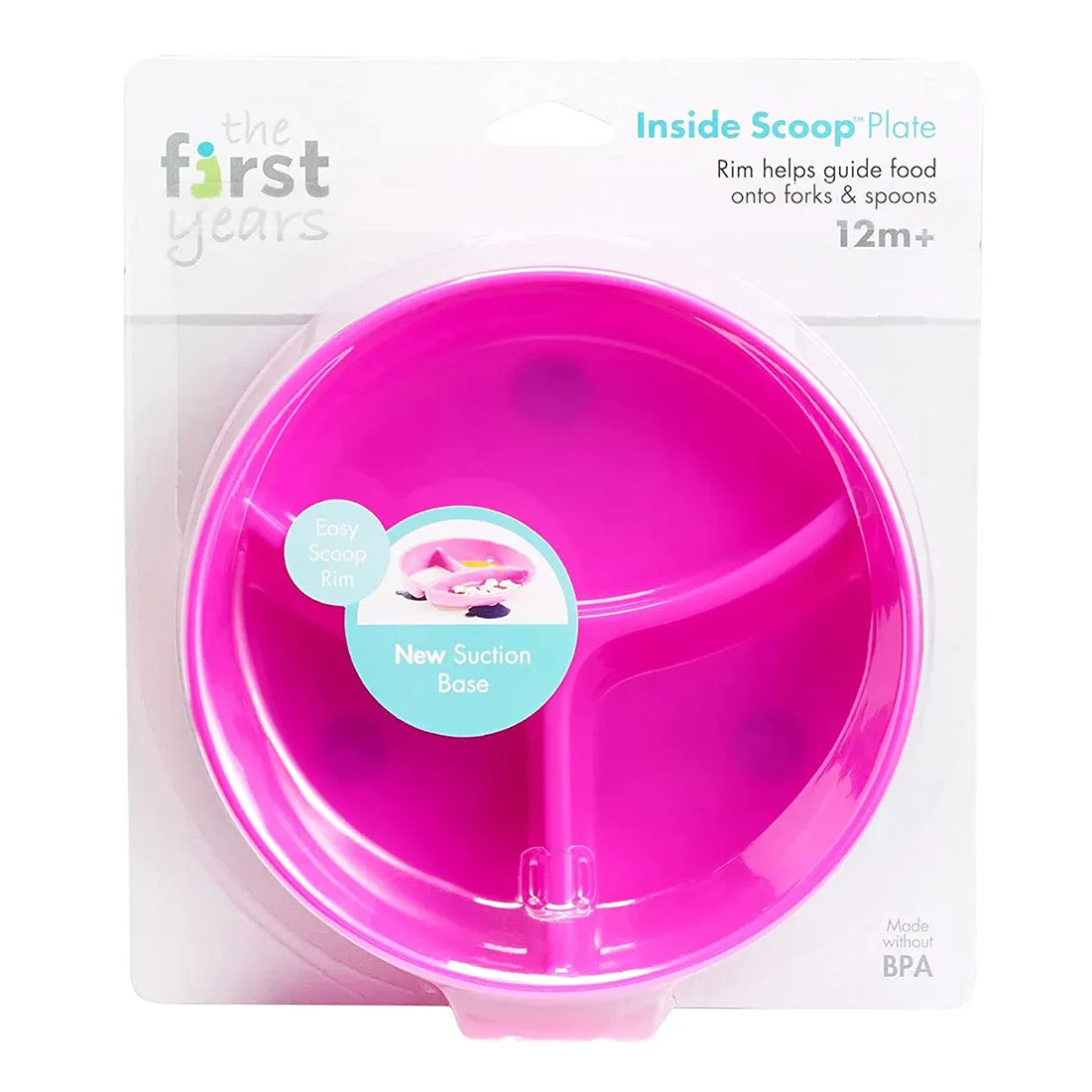 The First Years Inside Scoop Suction Sectioned Plate