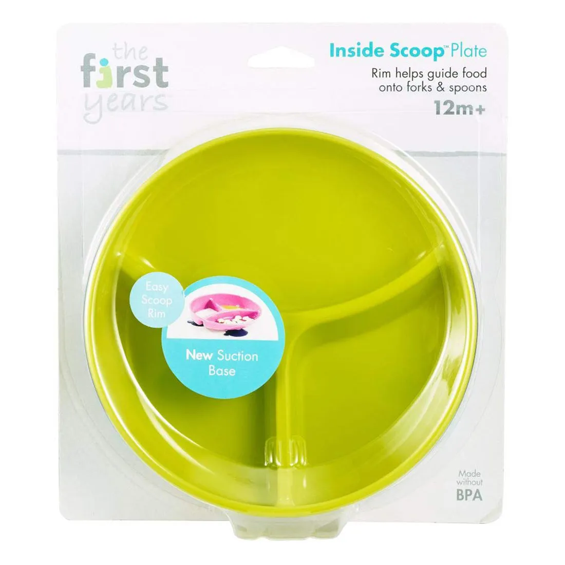 The First Years Inside Scoop Suction Sectioned Plate