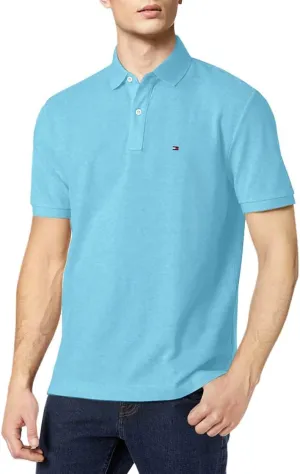 Tommy Hilfiger Men's Short Sleeve Cotton Pique Polo Shirt in Classic Fit