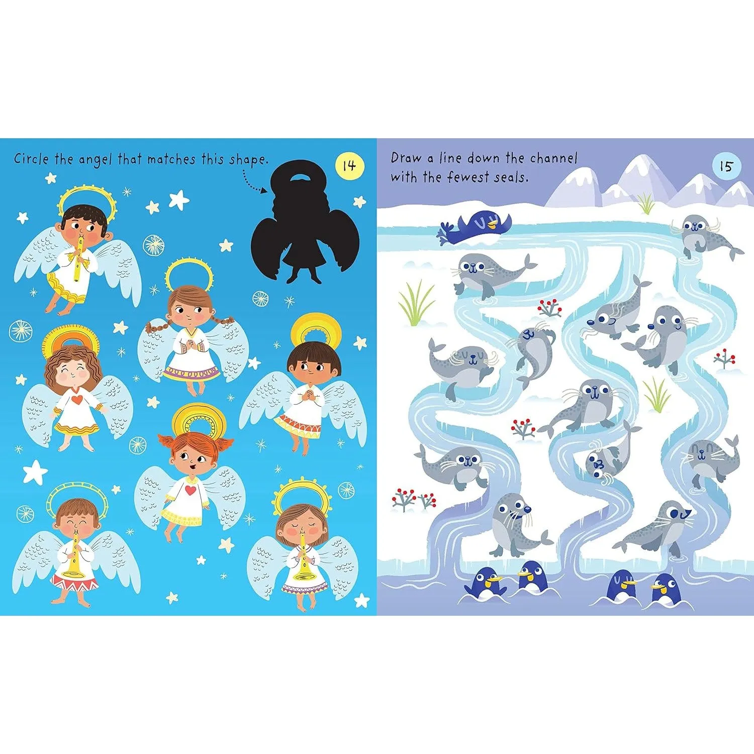 Usborne little children's Christmas pad