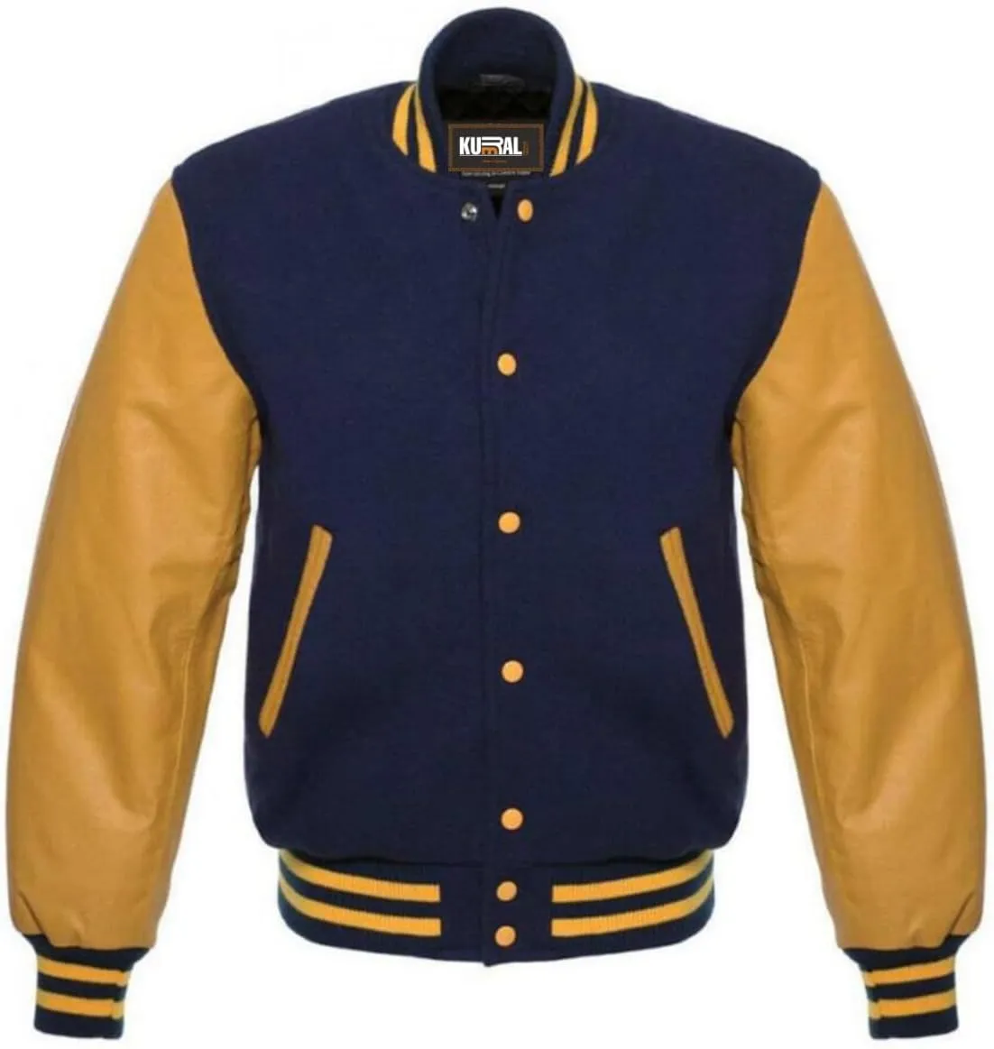 Varsity Jacket Baseball Letterman Jacket, Wool Body with Leather Sleeves Varsity Jacket For UNISEX