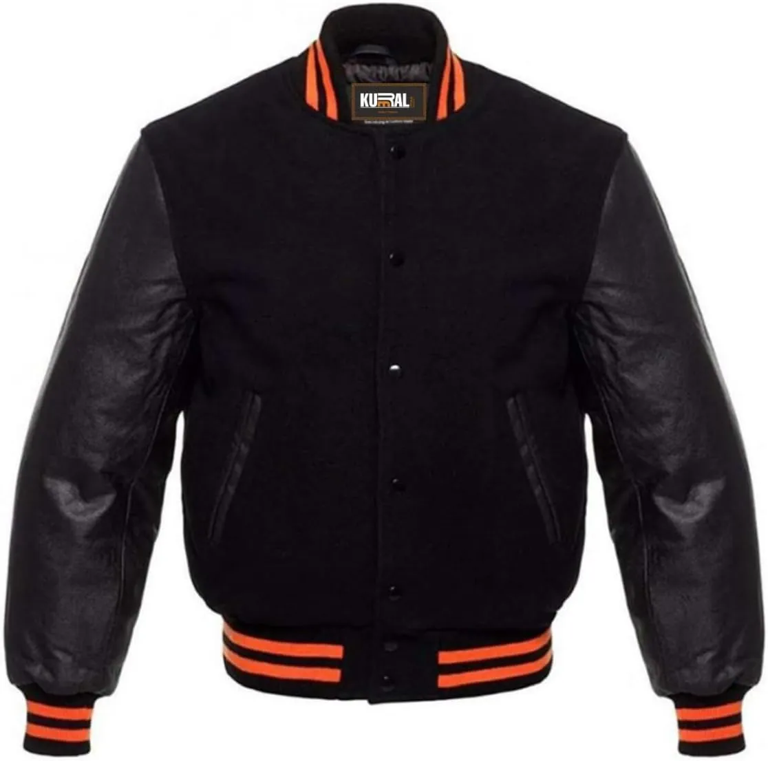 Varsity Jacket Baseball Letterman Jacket, Wool Body with Leather Sleeves Varsity Jacket For UNISEX