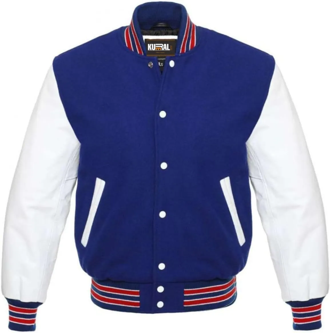 Varsity Jacket Baseball Letterman Jacket, Wool Body with Leather Sleeves Varsity Jacket For UNISEX