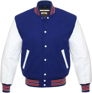 Varsity Jacket Baseball Letterman Jacket, Wool Body with Leather Sleeves Varsity Jacket For UNISEX