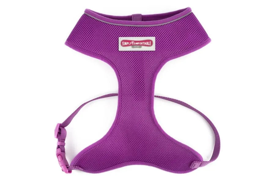 Viva Nylon Comfort Mesh Harness Purple Large 53-74cm