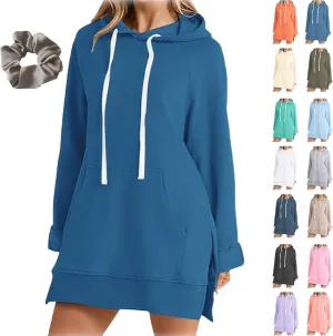 Warmy Oversized Hoodies, Oversized Dress Hoodies Women, Warmy Oversized Hoodie Dress Women Pockets
