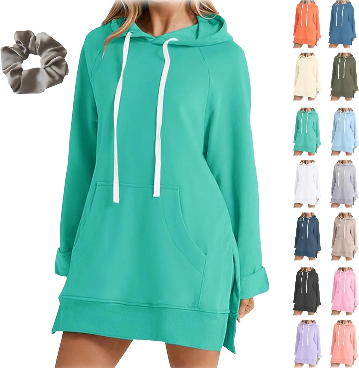Warmy Oversized Hoodies, Oversized Dress Hoodies Women, Warmy Oversized Hoodie Dress Women Pockets