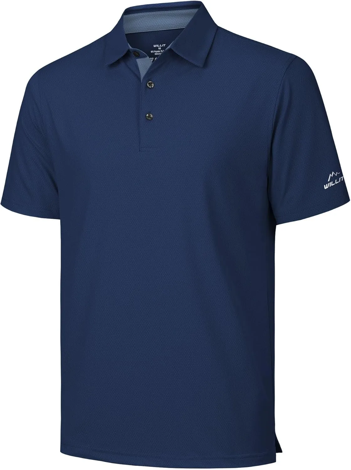 Willit Men's Golf Polo Shirts Short Sleeve Quick Dry Moisture Wicking Performance Classic Collared Casual