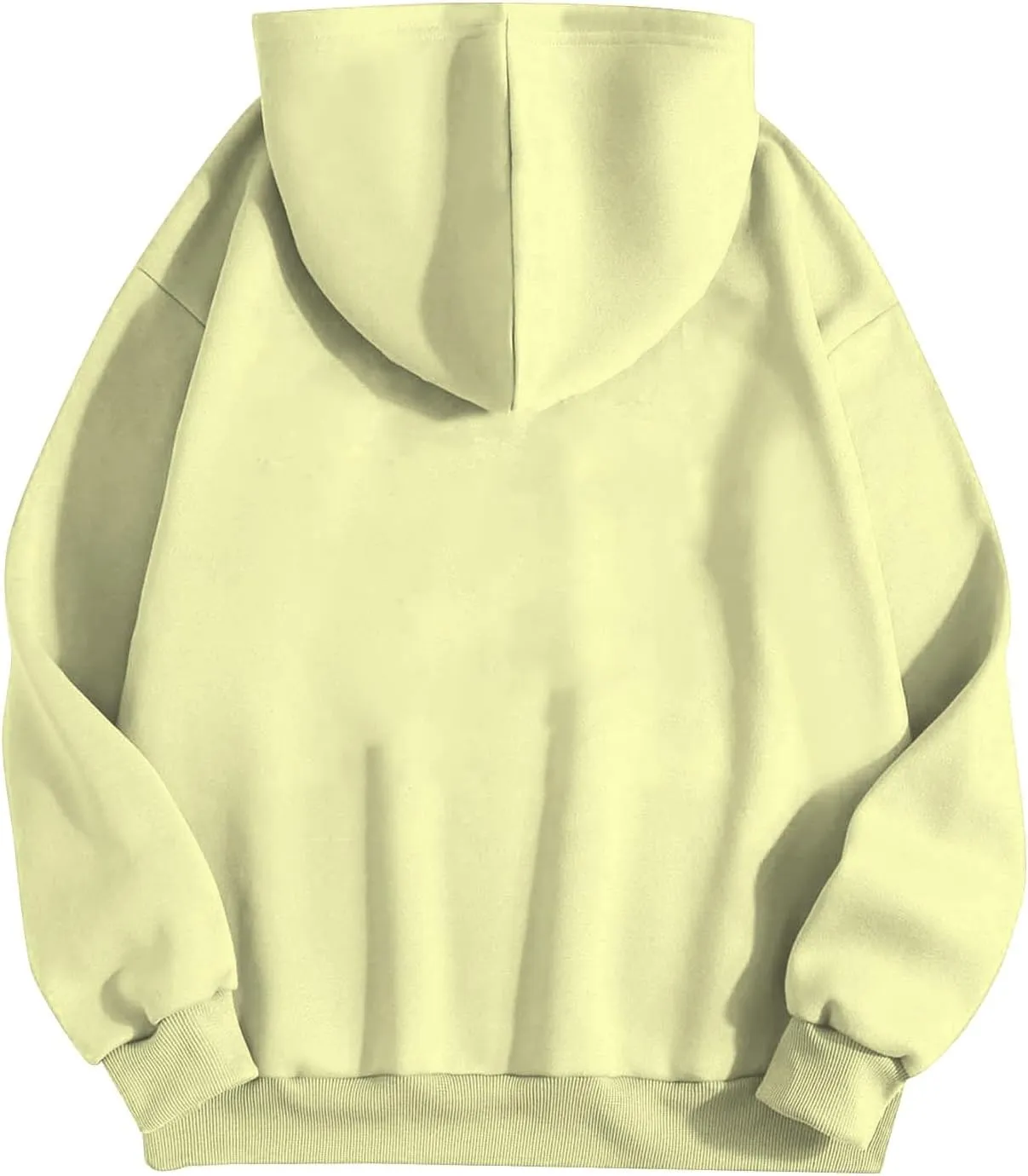 Women's Blank Hoodies Zip Up Long Sleeve Hooded Sweatshirts Oversized Loose Casual Jackets with Pockets Fall Outfits
