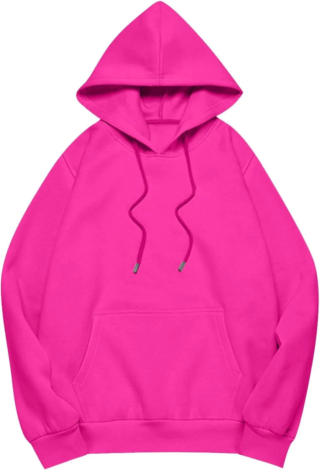 Womens Hoodies Drop Shoulder Oversized Y2K Hoodie Fleece Lightweight Plus Size Hooded Sweatshirt Pullover w/Pockets