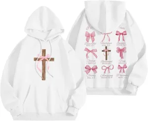 Women's Hoodies Sweatshirts Loose Casusl Drop Shoulder Cute Long Sleeve Tops Trendy Comfy Pullovers with Pocket