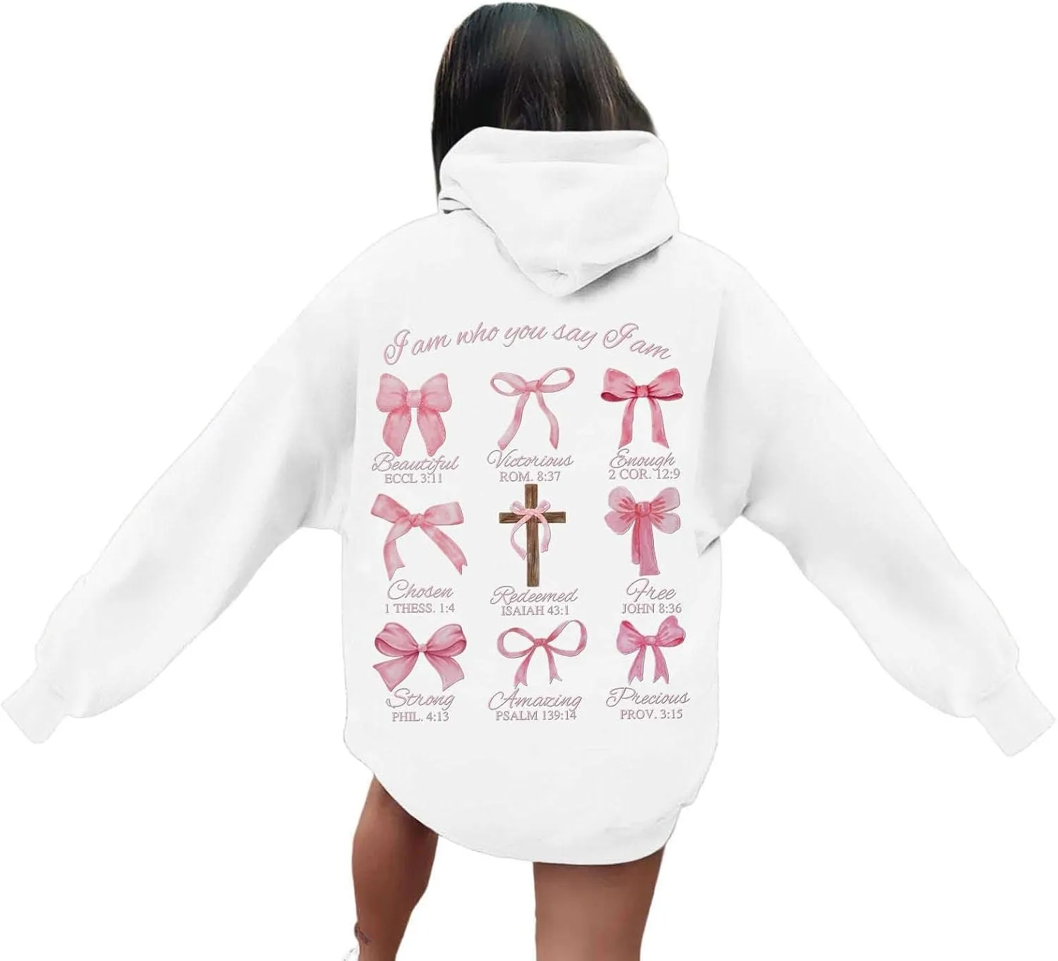 Women's Hoodies Sweatshirts Loose Casusl Drop Shoulder Cute Long Sleeve Tops Trendy Comfy Pullovers with Pocket
