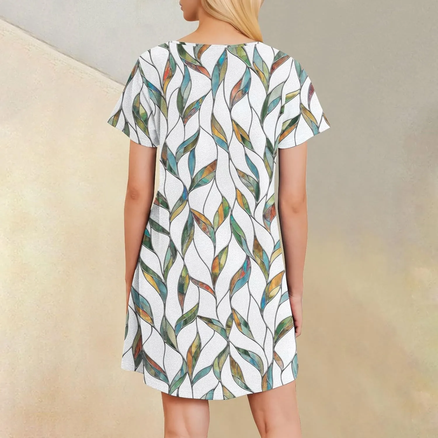Women's Sequin Short Sleeve Dress Elegant Sparkling Party Mini Dress for Evening, Club, and Cocktail Events