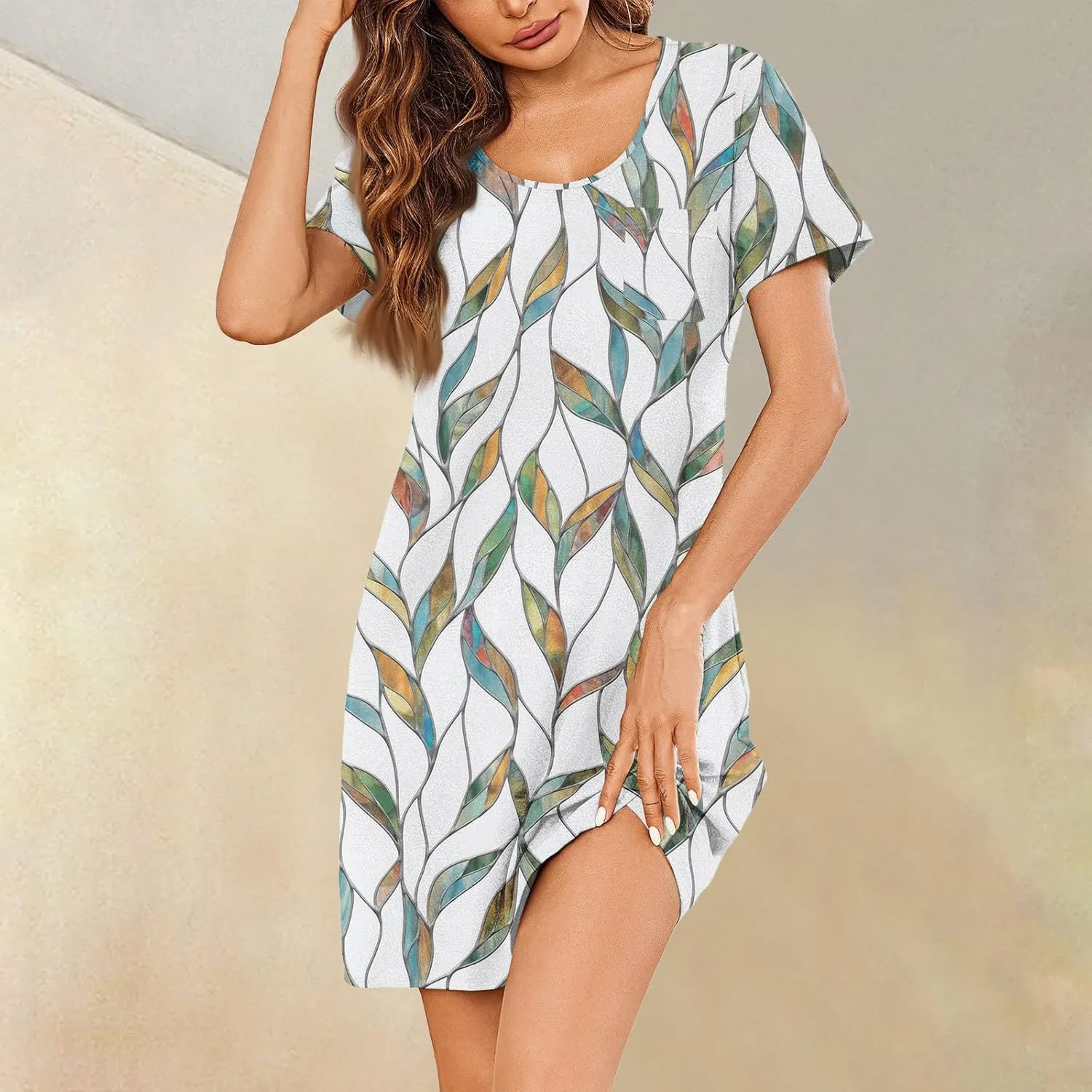 Women's Sequin Short Sleeve Dress Elegant Sparkling Party Mini Dress for Evening, Club, and Cocktail Events