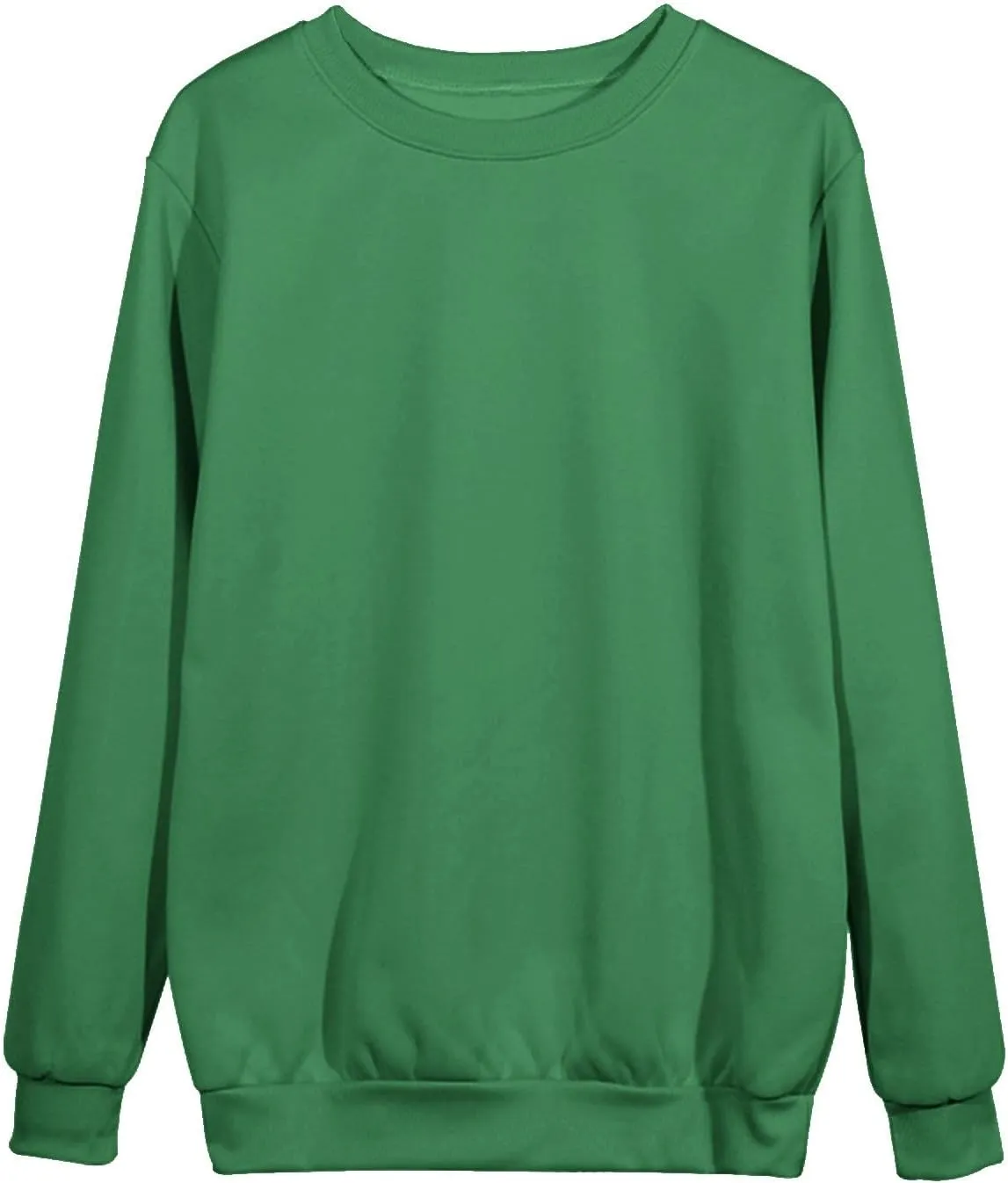 Womens Sweatshirts Long Sleeve Crew Neck Pullover Sweatshirt Casual Outfits Fall Clothes Loose Trendy Shirt 2025