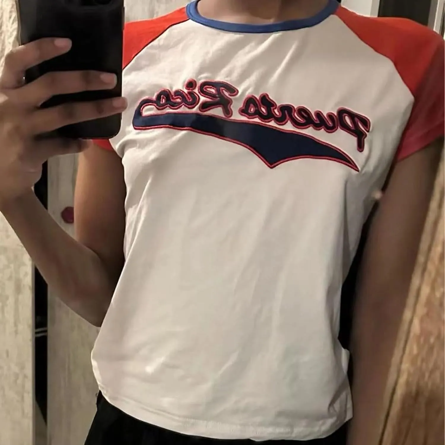Y2k Tops for Women Baby Tee Y2k Shirt Graphic Tees for Women Vintage 90s Brazil Crop Top Streetwear Shirts